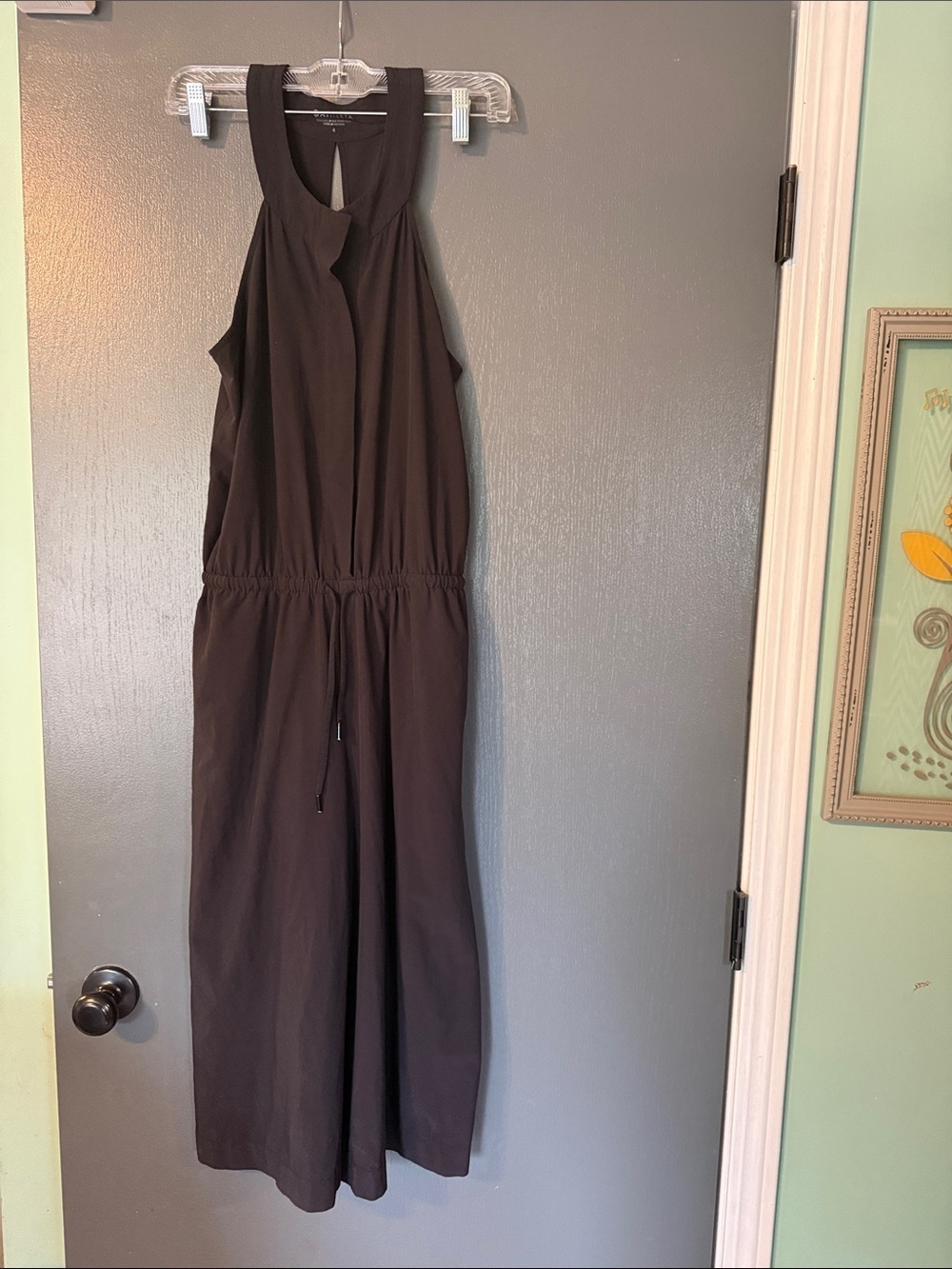 Athleta Black Sleeveless Jumpsuit